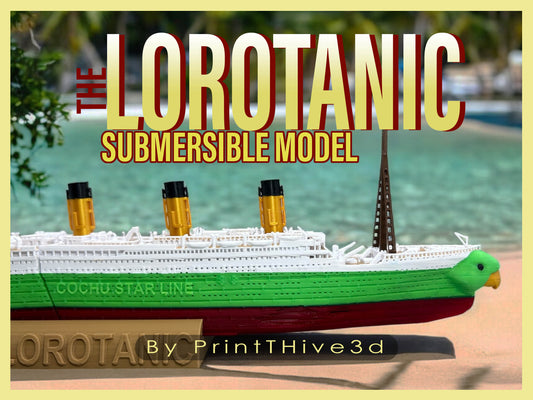 Lorotanic Submersible Model, Educational Model, FLOATS & SINKS