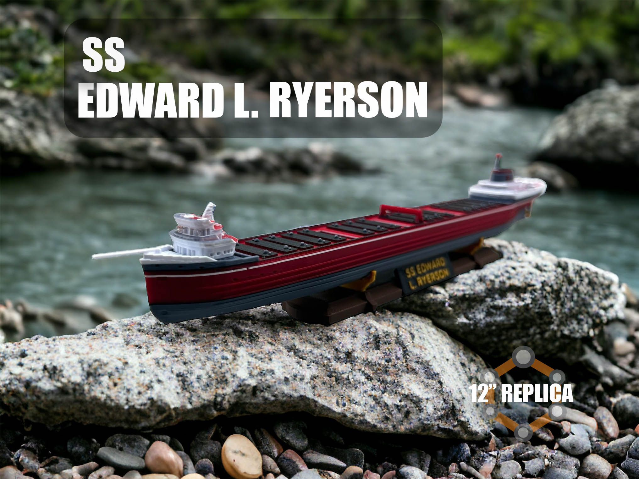 12" SS Edward L. Ryerson Replica PrintHive3d