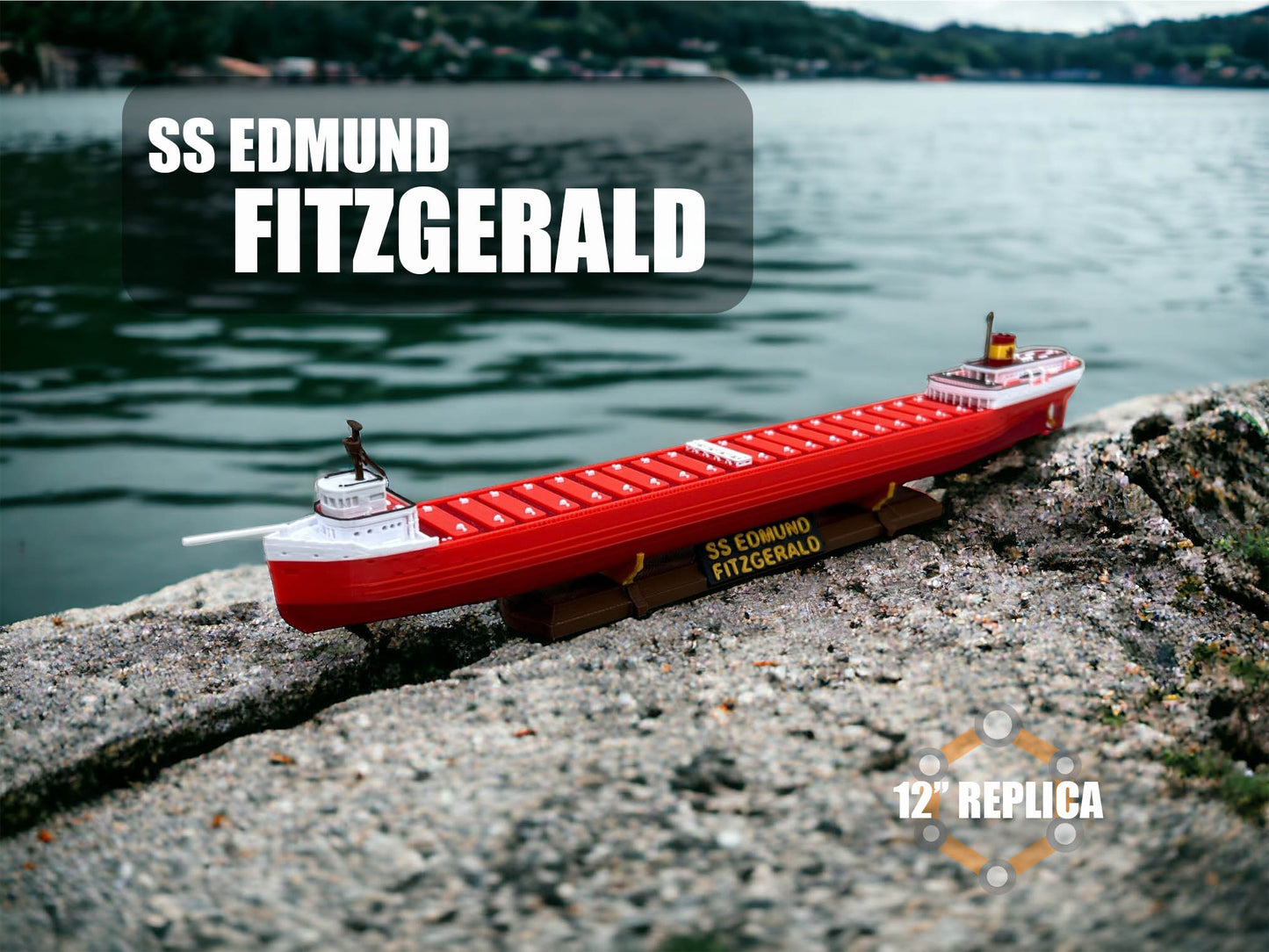 12" SS Edmund Fitzgerald Replica