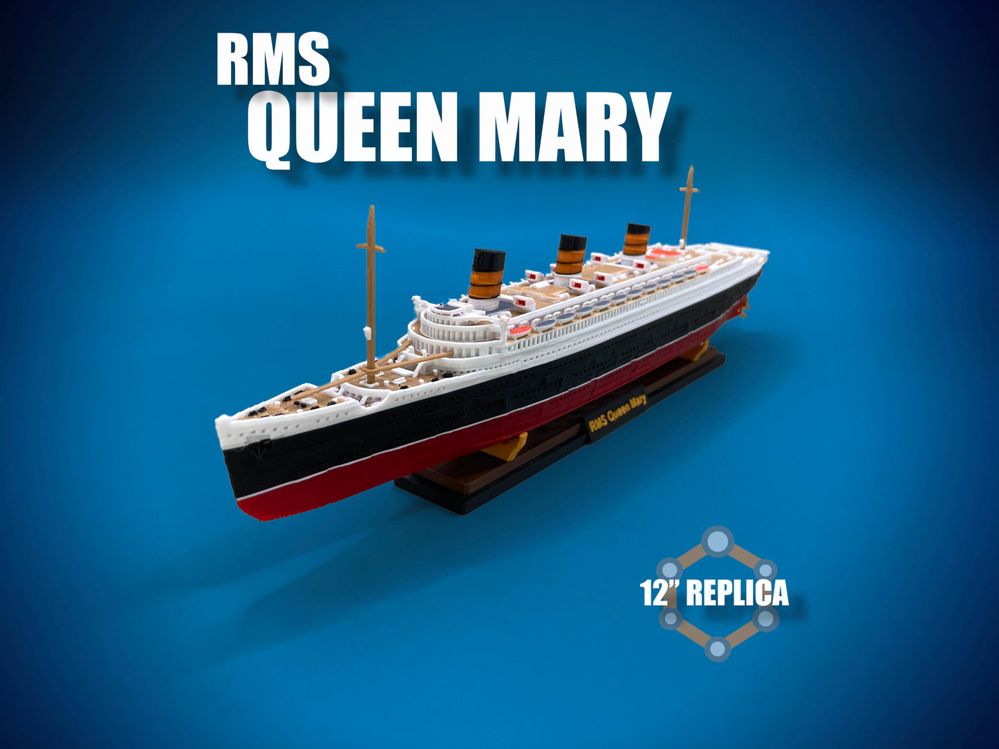 12" RMS Queen Mary Replica