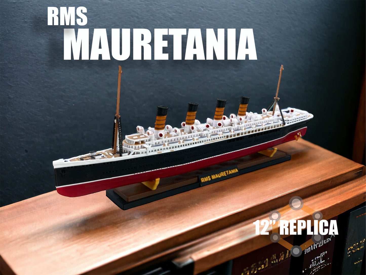 12" RMS Mauretania Replica