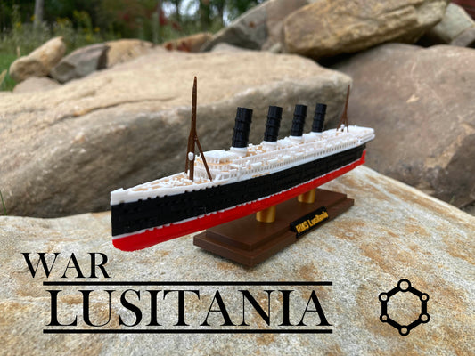 12" RMS Lusitania Wartime Replica