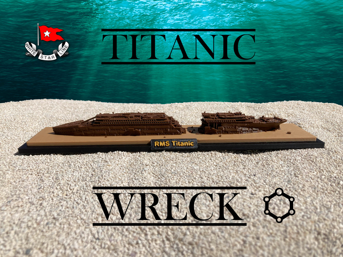 RMS Titanic Model Wreckage
